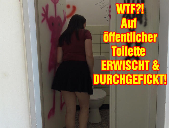 Mitten auf der Toilette wird Emma Secret gevögelt