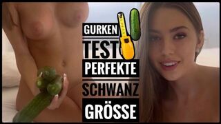 Emma Winter - Welche Gurke passt am besten in die Pussy?