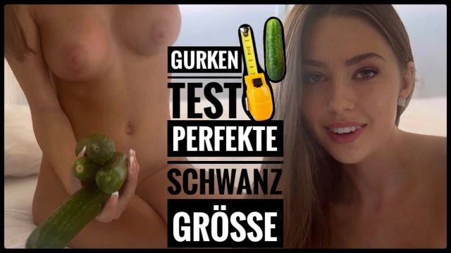 Emma Winter - Welche Gurke passt am besten in die Pussy?