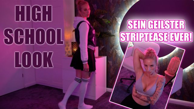 Heißer Strip in Schulmädchen Look von Hanna-Secret