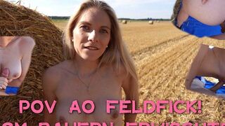 Was, wenn mich der Bauer beim Ficken auf seinem Feld erwischt? @ Vivi Vallentine