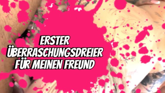 Avahell überrascht ihren Freund mit einem Dreier