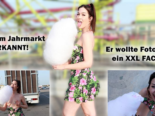 MaryHaze bekommt auf der Kirmes XXL Facial Besamung