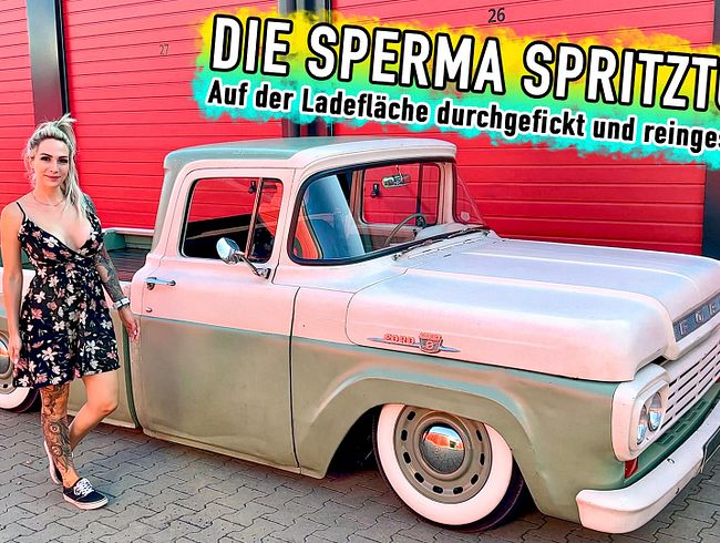 Lisa_Sophie wird auf der Ladefläche besamt