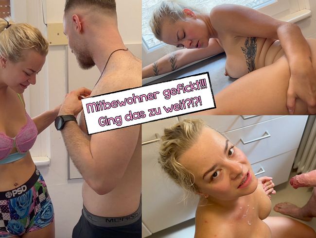 Anna-Lena-Sofia bumst mit ihrem Mitbewohner