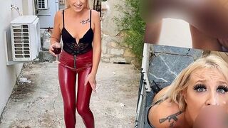 Taiga_LaLoca bekommt outdoor eine Mega Facial