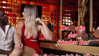 Erstes Date in der Bar! Reicht Melina-May ein Schwanz?