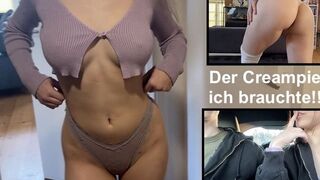 Luna_Lou bekommt vom Spaziergänger eine Creampie Besamung