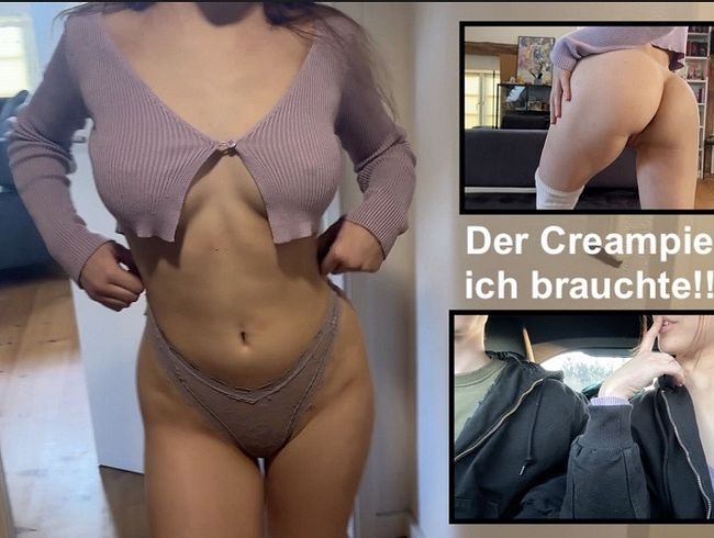 Luna_Lou bekommt vom Spaziergänger eine Creampie Besamung